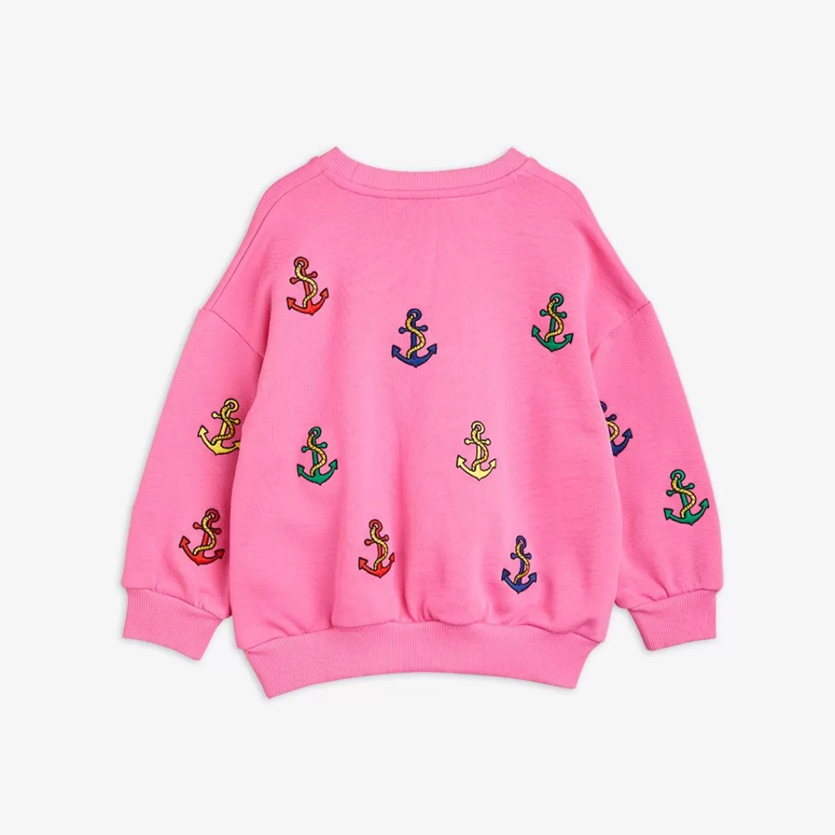 Online Mini Rodini Anchor Broderad Sweatshirt Rosa