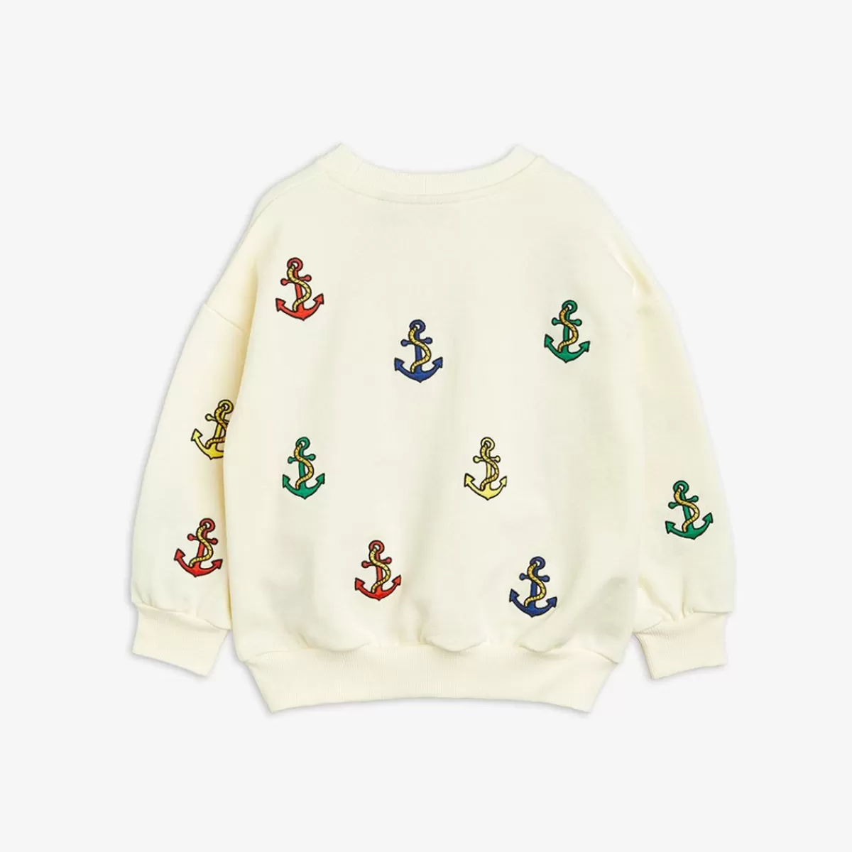 Hot Mini Rodini Anchor Broderad Sweatshirt Offwhite