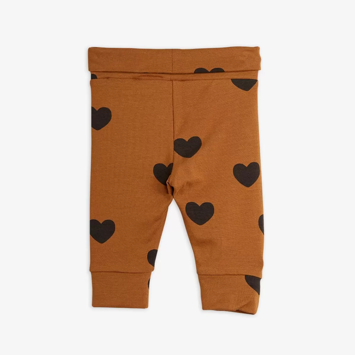 Best Sale Mini Rodini Basic Hearts Newborn Leggings Brun