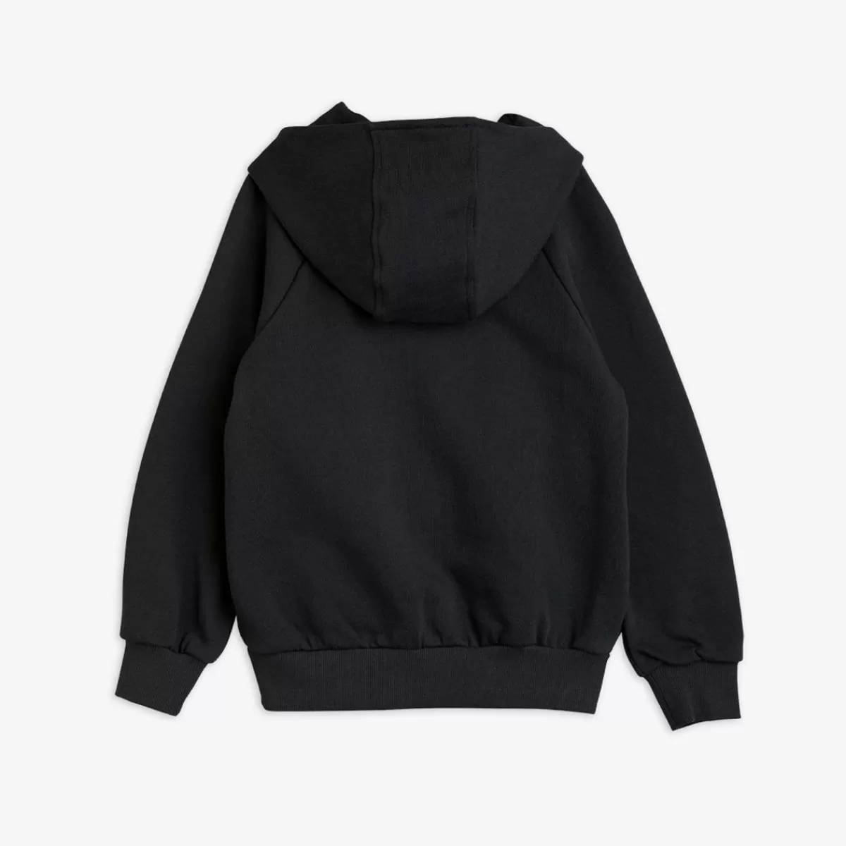 Shop Mini Rodini Basic Hoodie med Dragkedja Svart