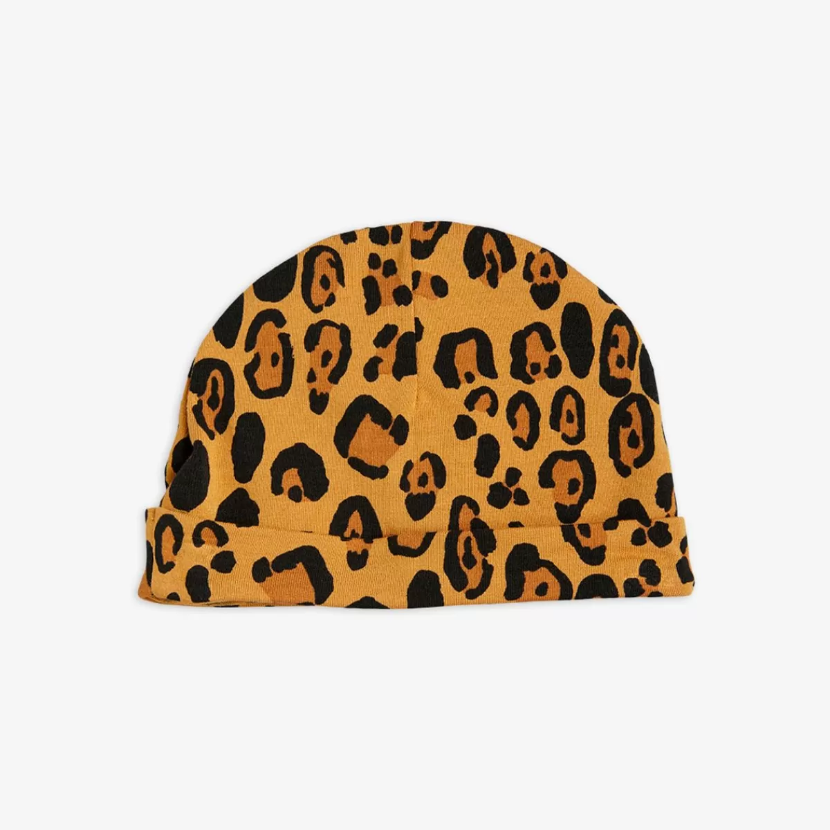 Online Mini Rodini Basic Leopard Baby Beanie Beige