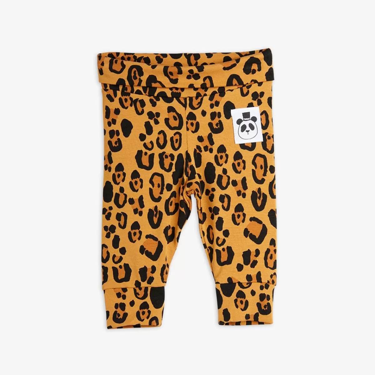 Cheap Mini Rodini Basic Leopard Leggings Nyfödd Beige