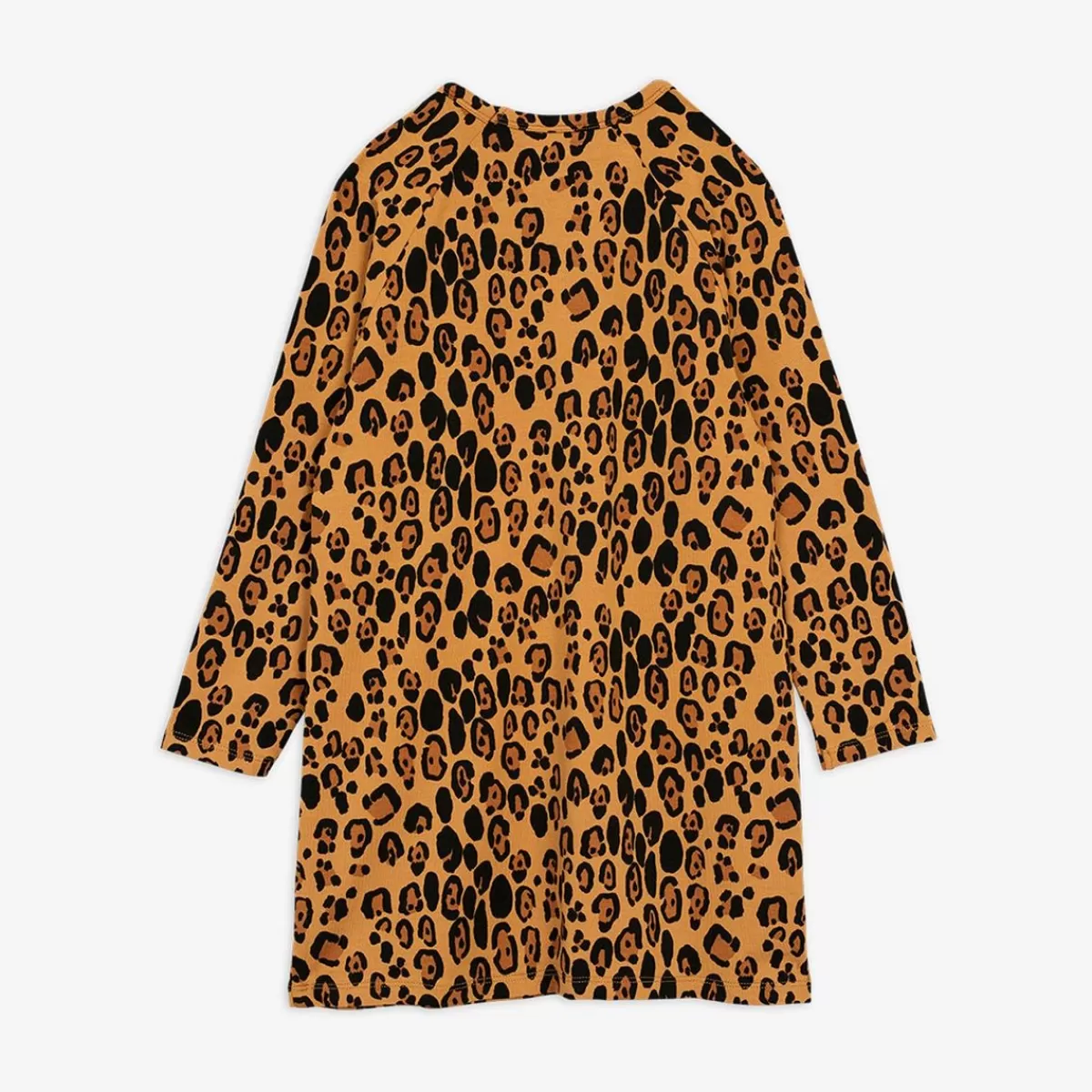 Best Sale Mini Rodini Basic Leopard Långärmad Klänning