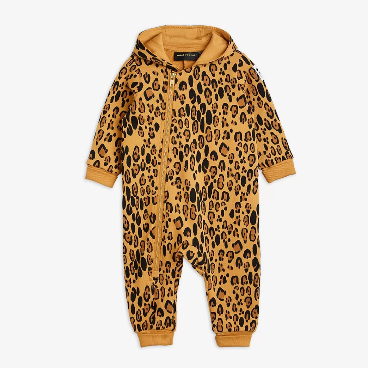 Discount Mini Rodini Basic Leopard Onesie Beige