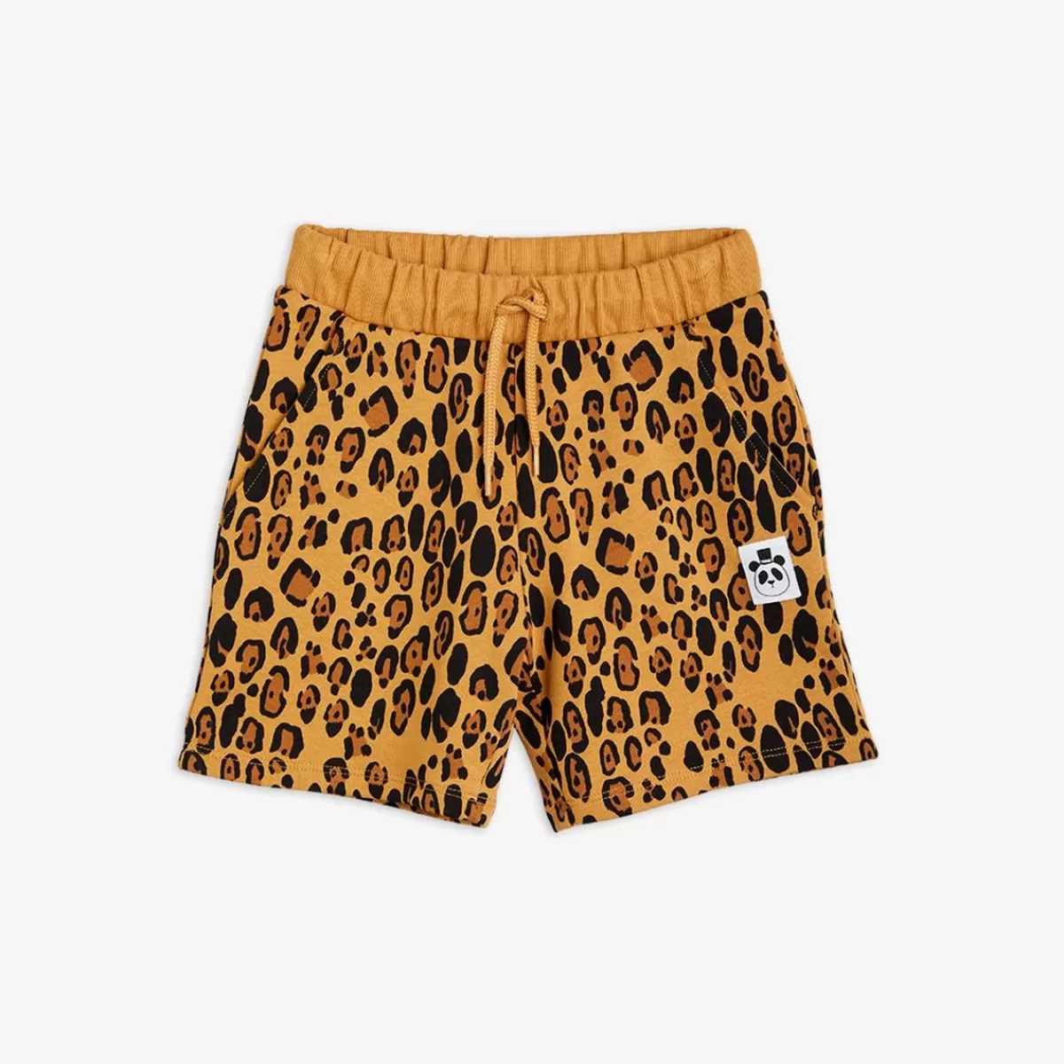 Best Sale Mini Rodini Basic leopard sweatshorts Beige