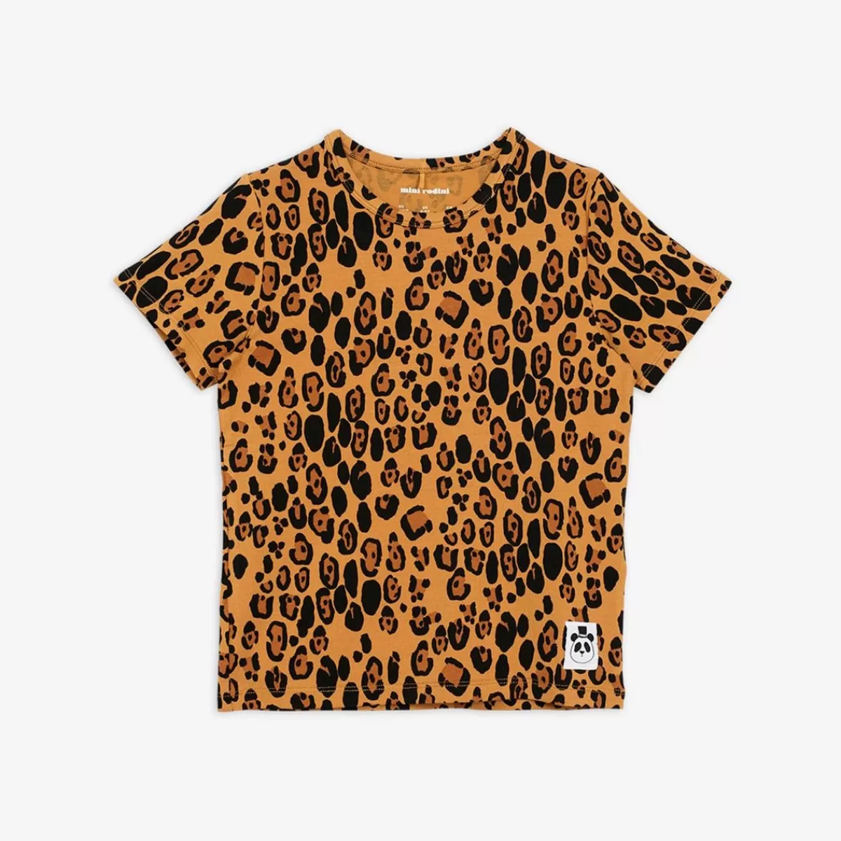 Outlet Mini Rodini Basic Leopard T-shirt Beige