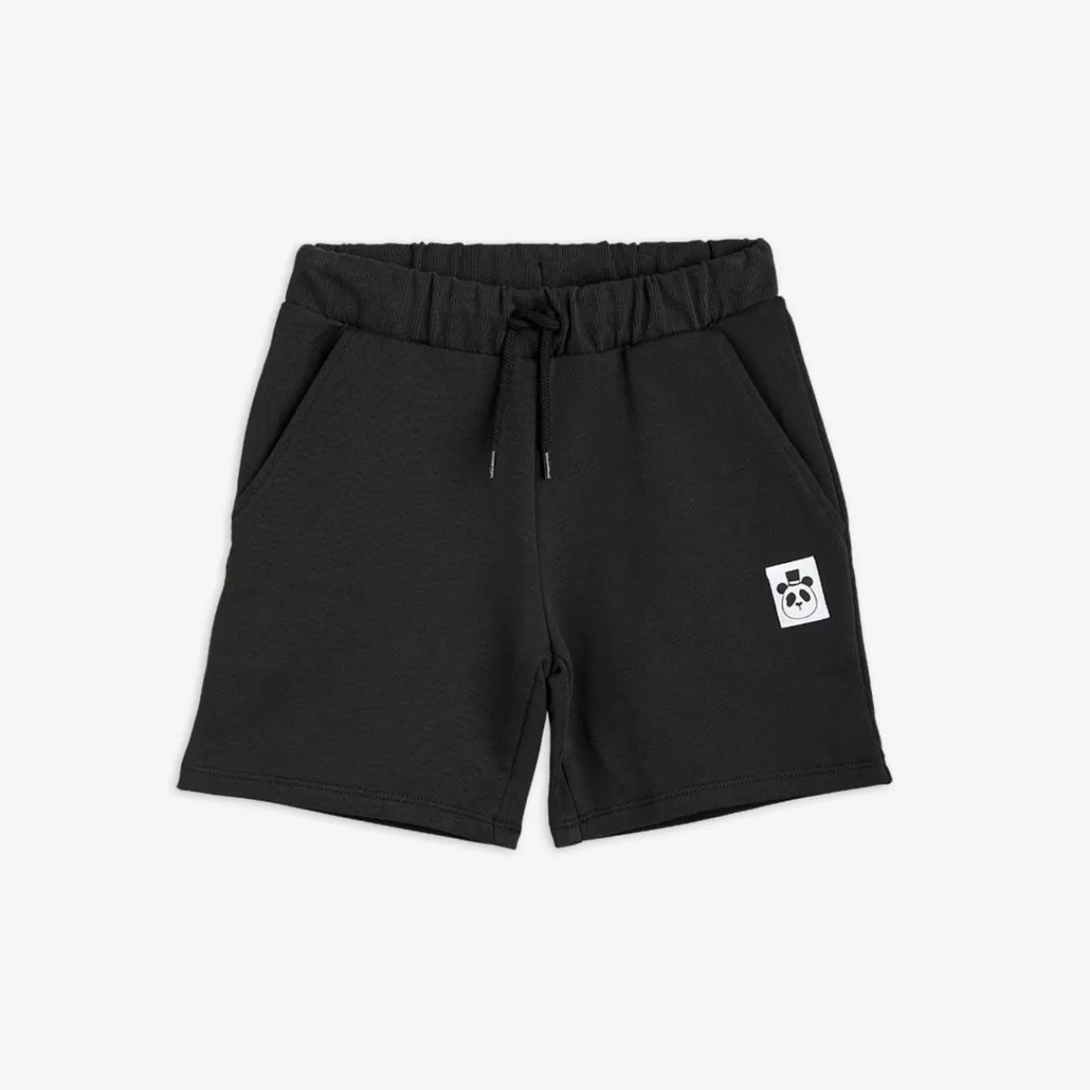 Shop Mini Rodini Basic sweatshorts Svart