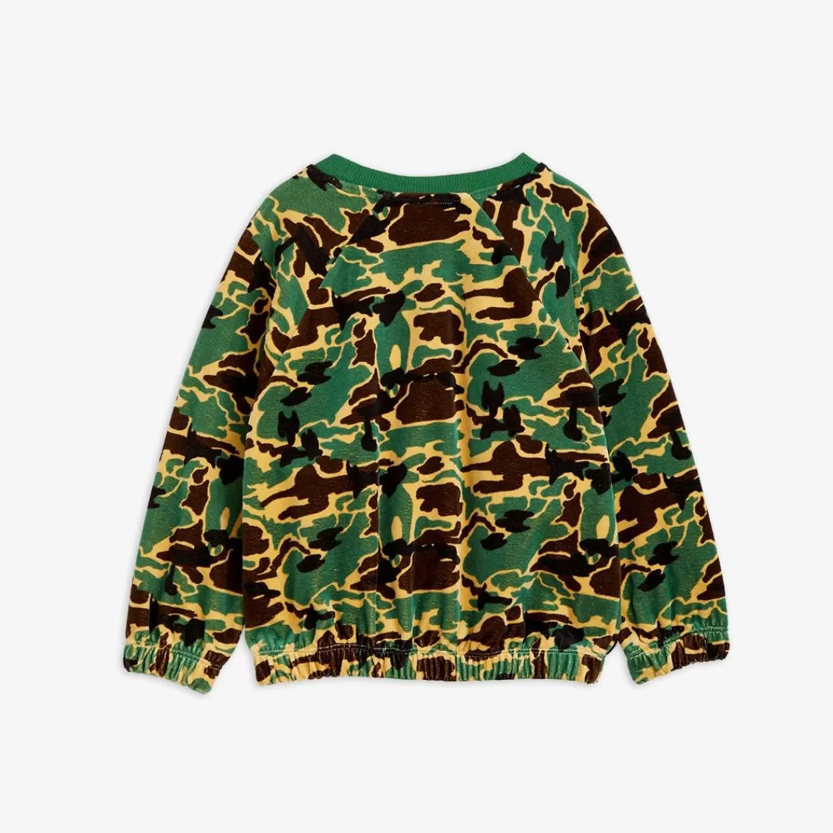 Store Mini Rodini Camo Velour Sweatshirt