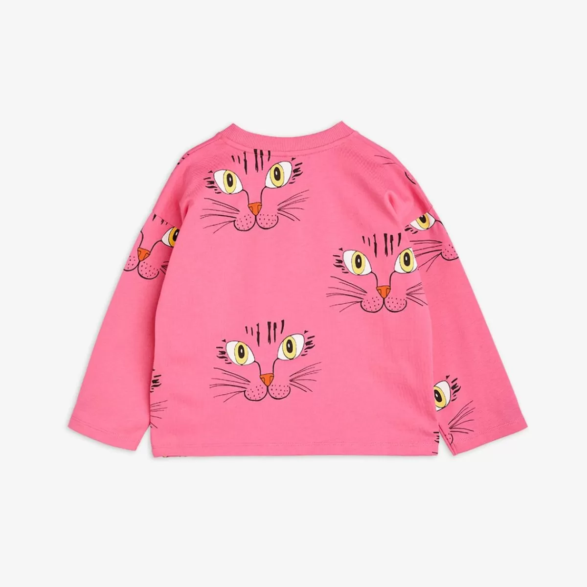 Flash Sale Mini Rodini Cat Face Långärmad T-Shirt Rosa