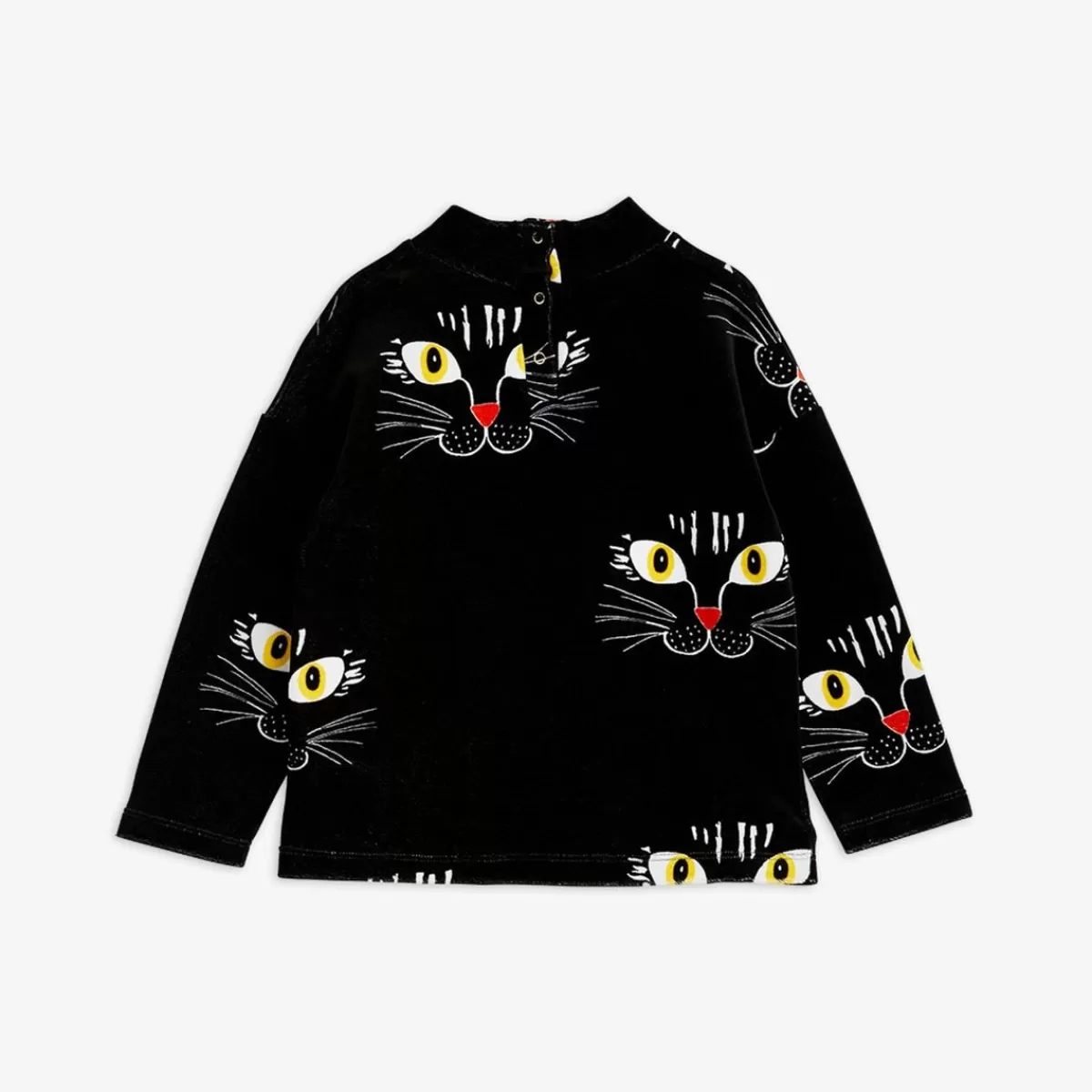 Cheap Mini Rodini Cat Face Velour Sweatshirt