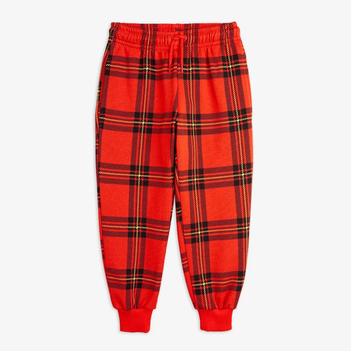 Cheap Mini Rodini Check Sweatpants Red