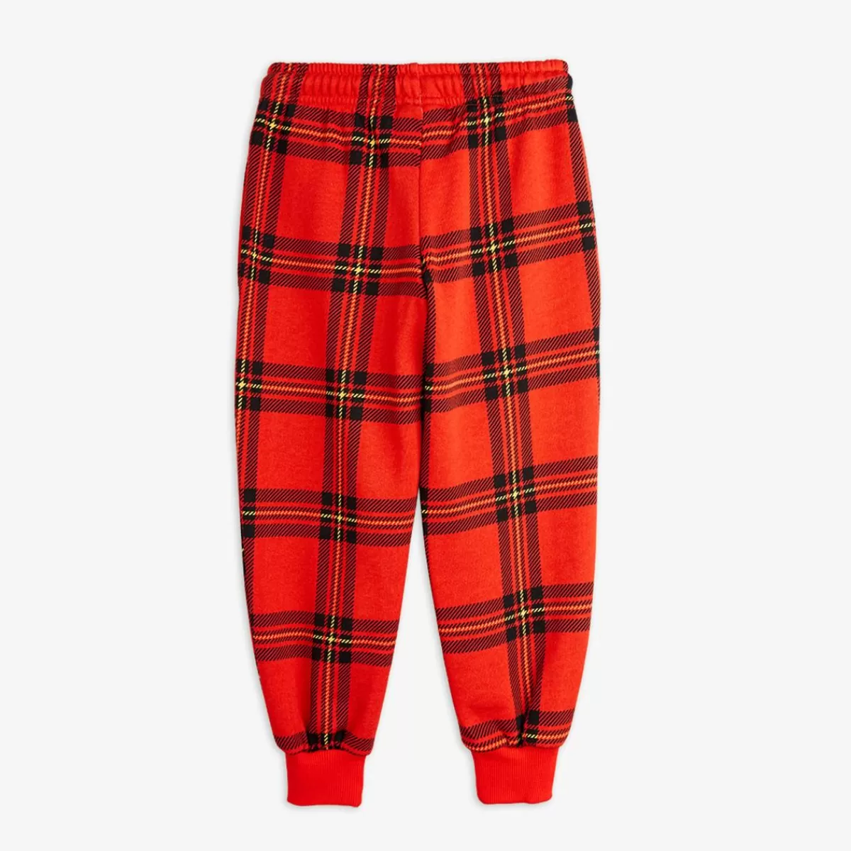 Cheap Mini Rodini Check Sweatpants Red