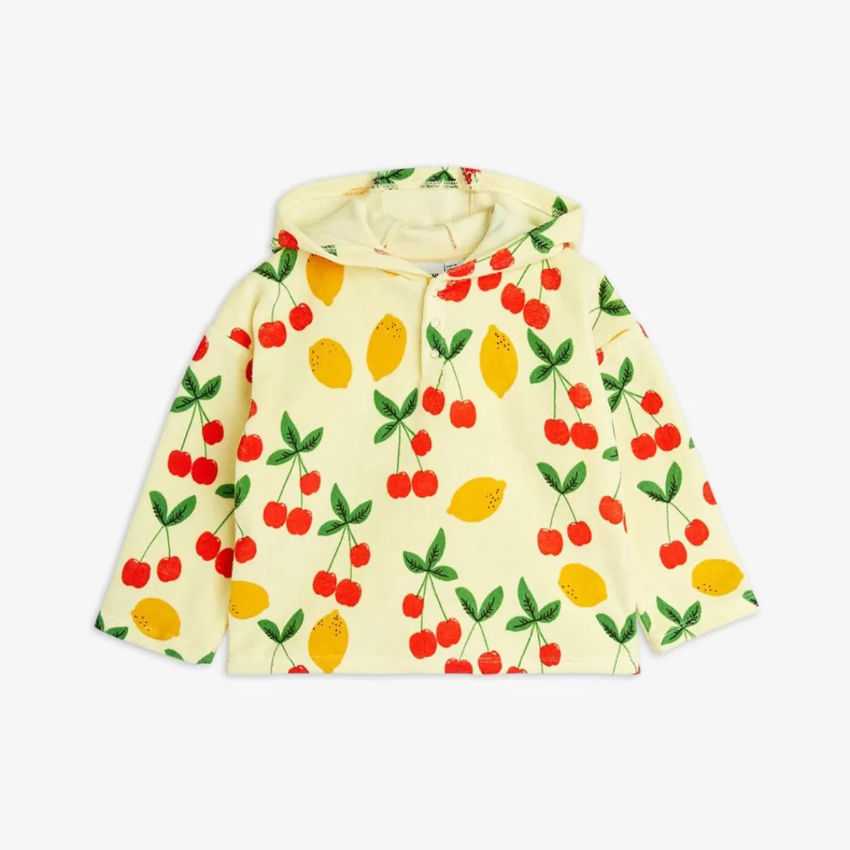 Hot Mini Rodini Cherry Lemonade Hoodie i Frotté