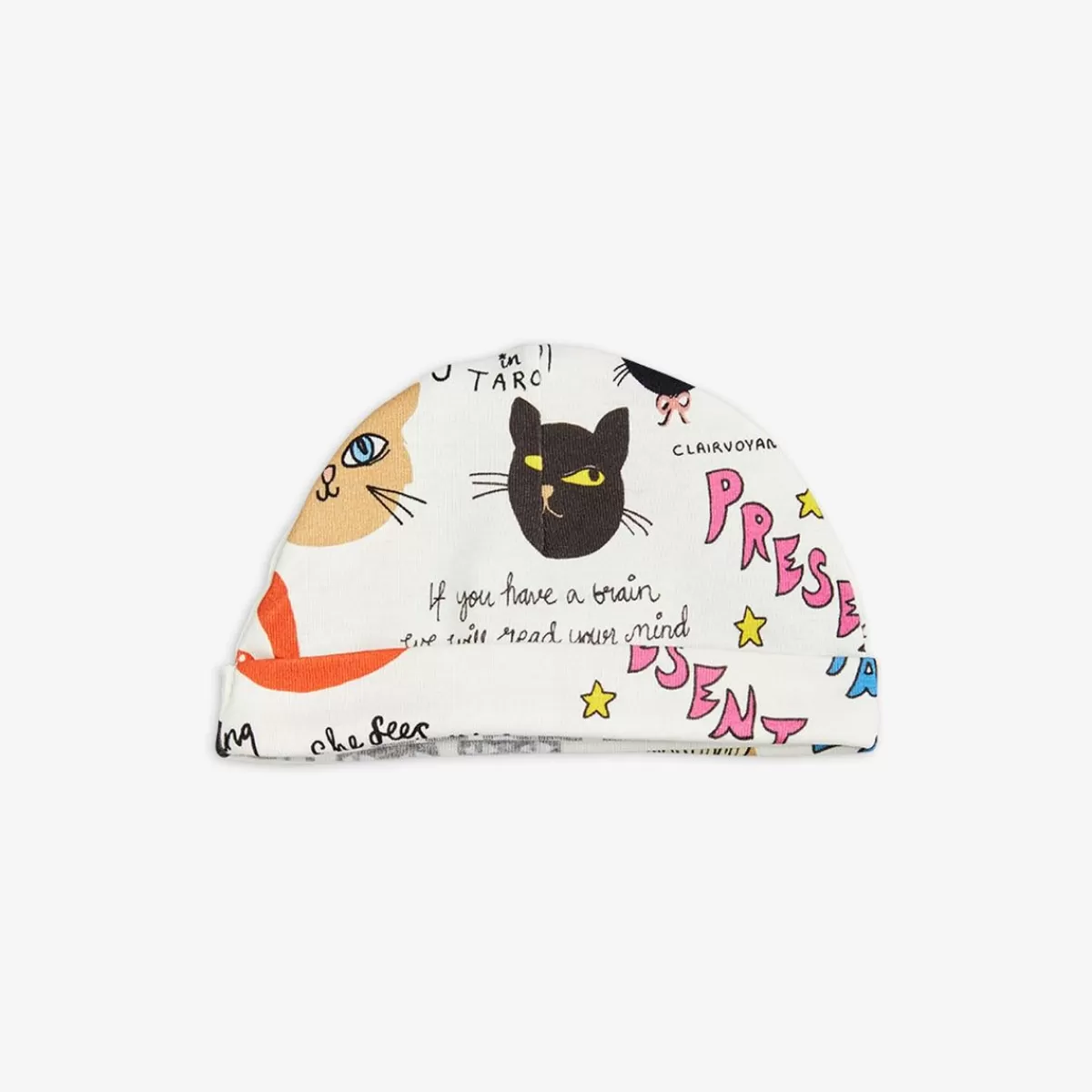 New Mini Rodini Clairvoyant Cats Baby Beanie