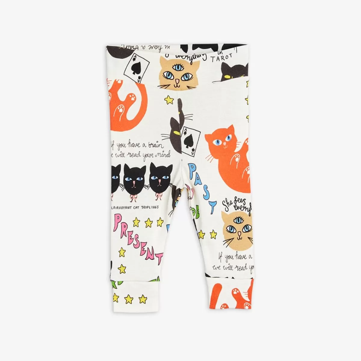 Cheap Mini Rodini Clairvoyant Cats Leggings Nyfödd