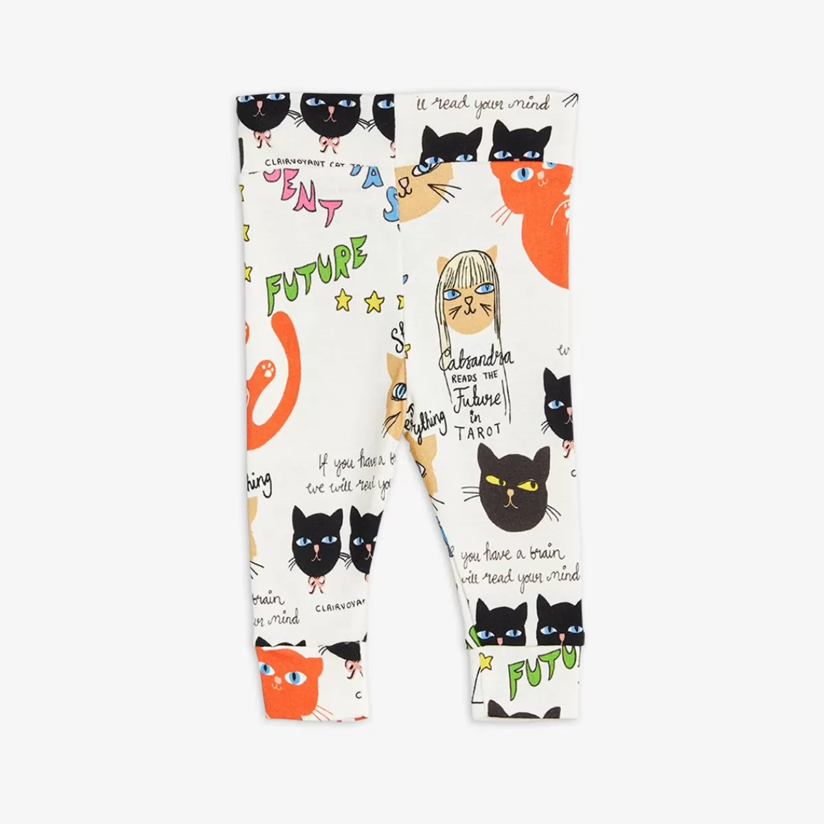 Cheap Mini Rodini Clairvoyant Cats Leggings Nyfödd