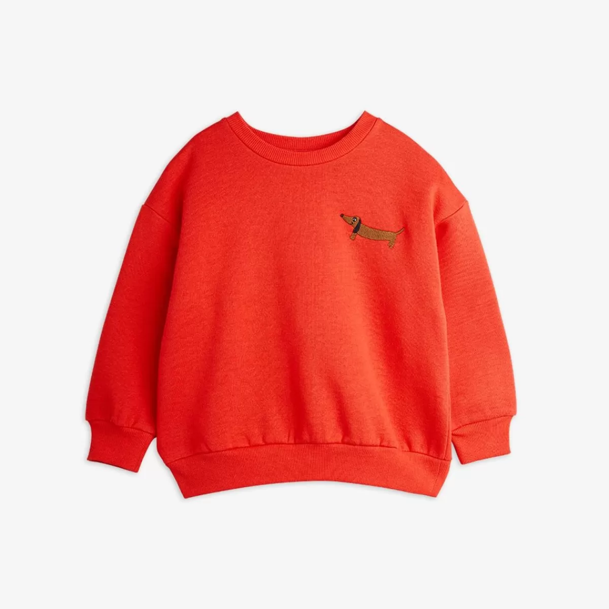 Shop Mini Rodini Dog Broderad Sweatshirt Röd