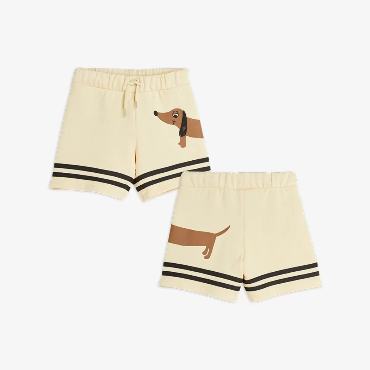 Fashion Mini Rodini Dog Stripes Sweatshorts