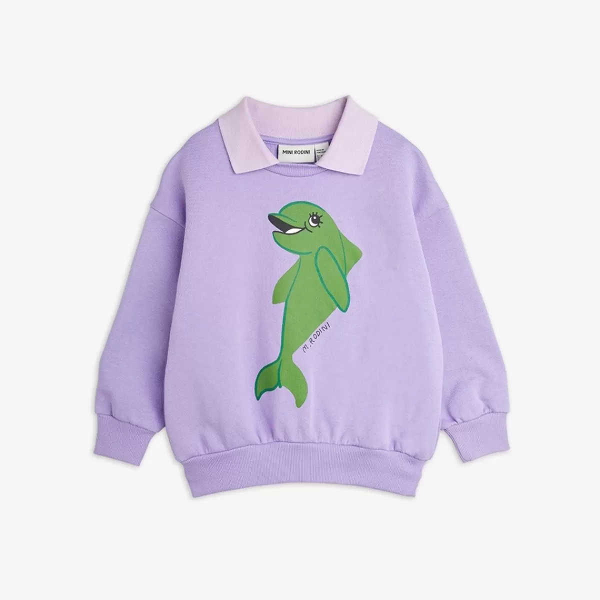 New Mini Rodini Dolphin Sweatshirt med Krage