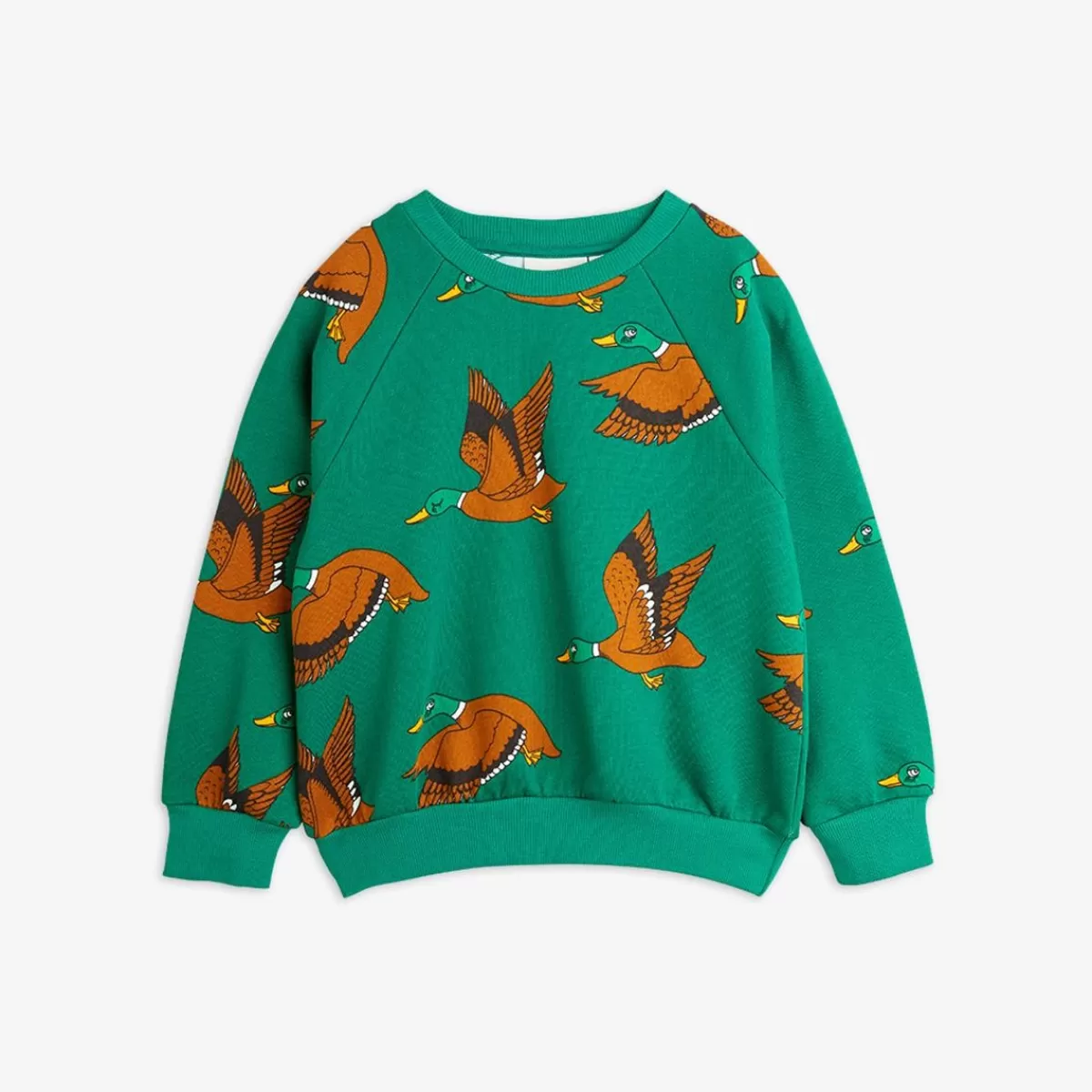 Shop Mini Rodini Ducks Sweatshirt Grön