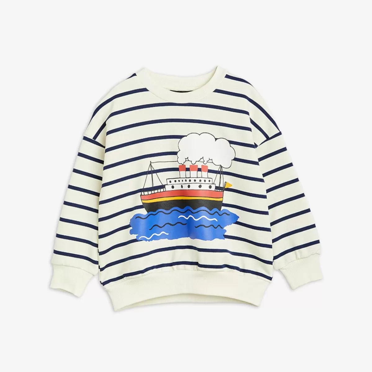 Clearance Mini Rodini Ferry Stripe Sweatshirt