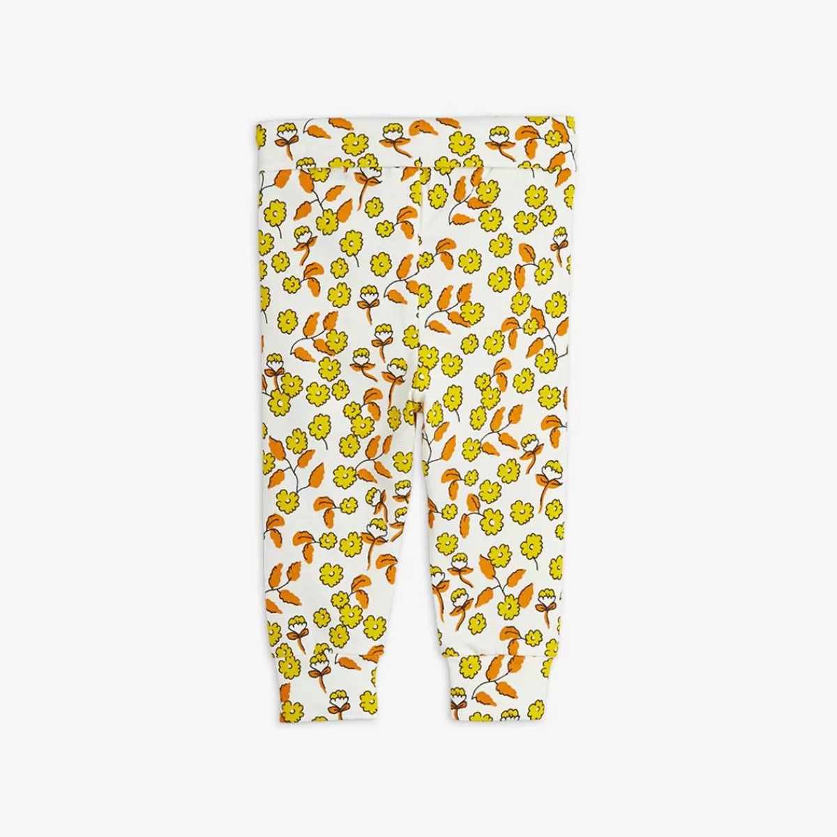 Outlet Mini Rodini Flowers Leggings för Nyfödd