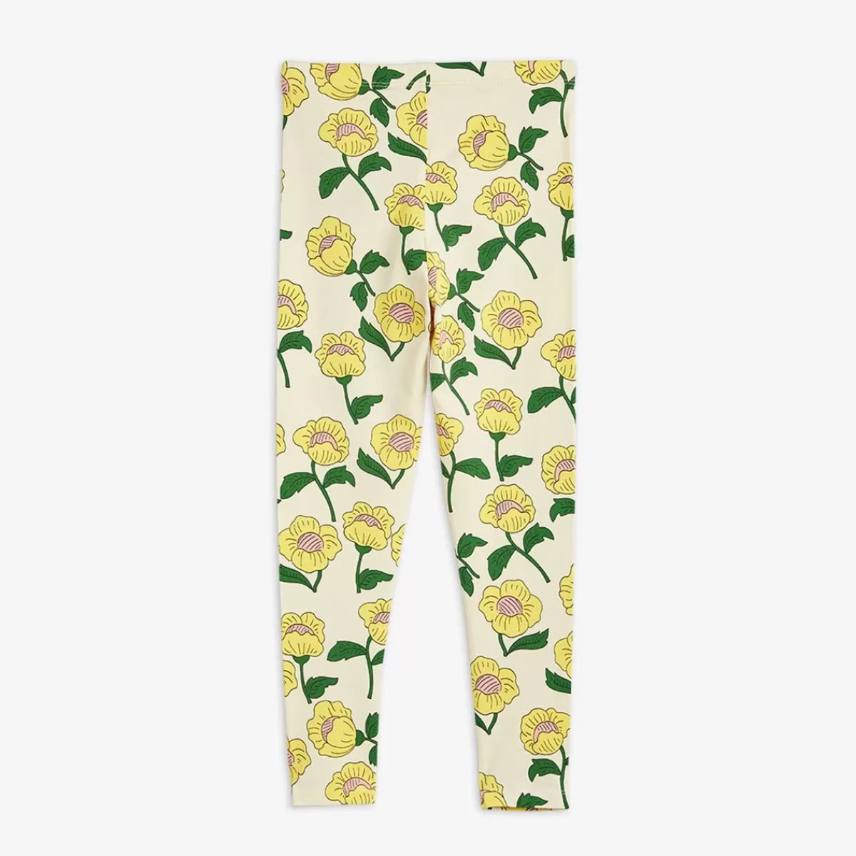 Store Mini Rodini Flowers Leggings Gula