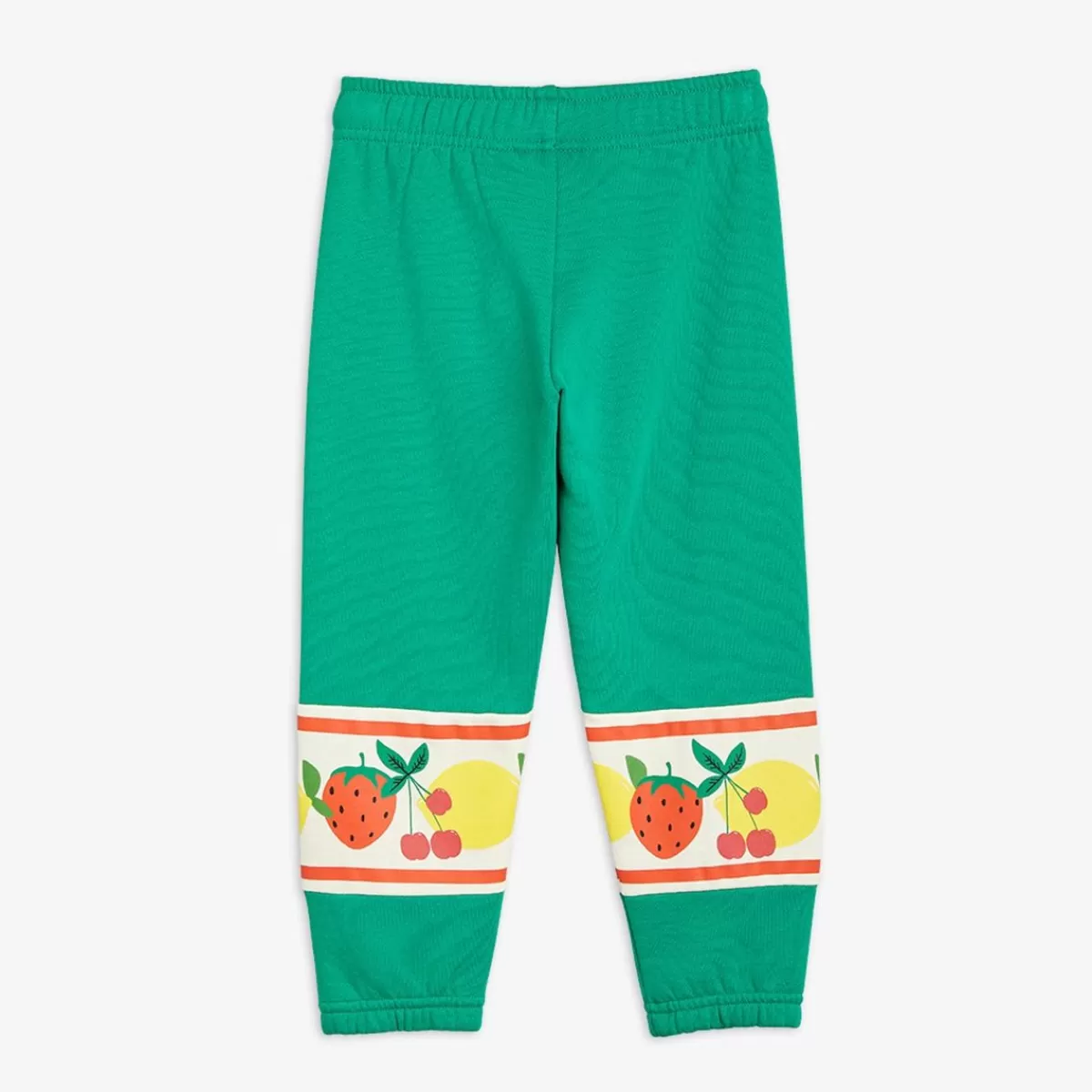 Shop Mini Rodini Fruits Panel Sweatpants Green