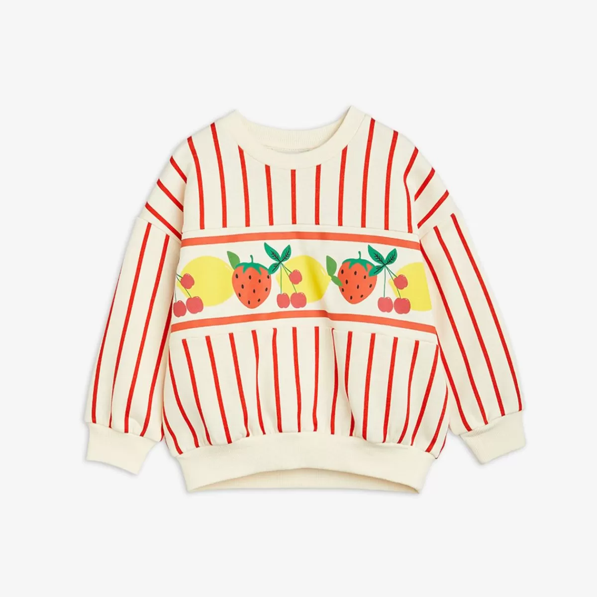 Sale Mini Rodini Fruits Stripe Sweatshirt Multi