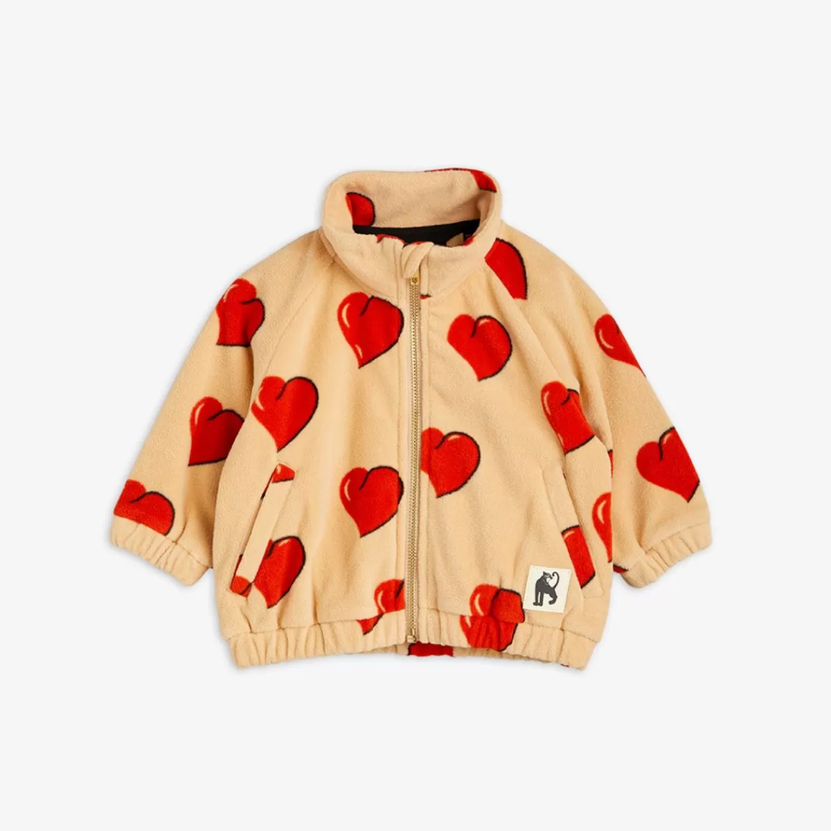 Fashion Mini Rodini Hearts Fleecejacka