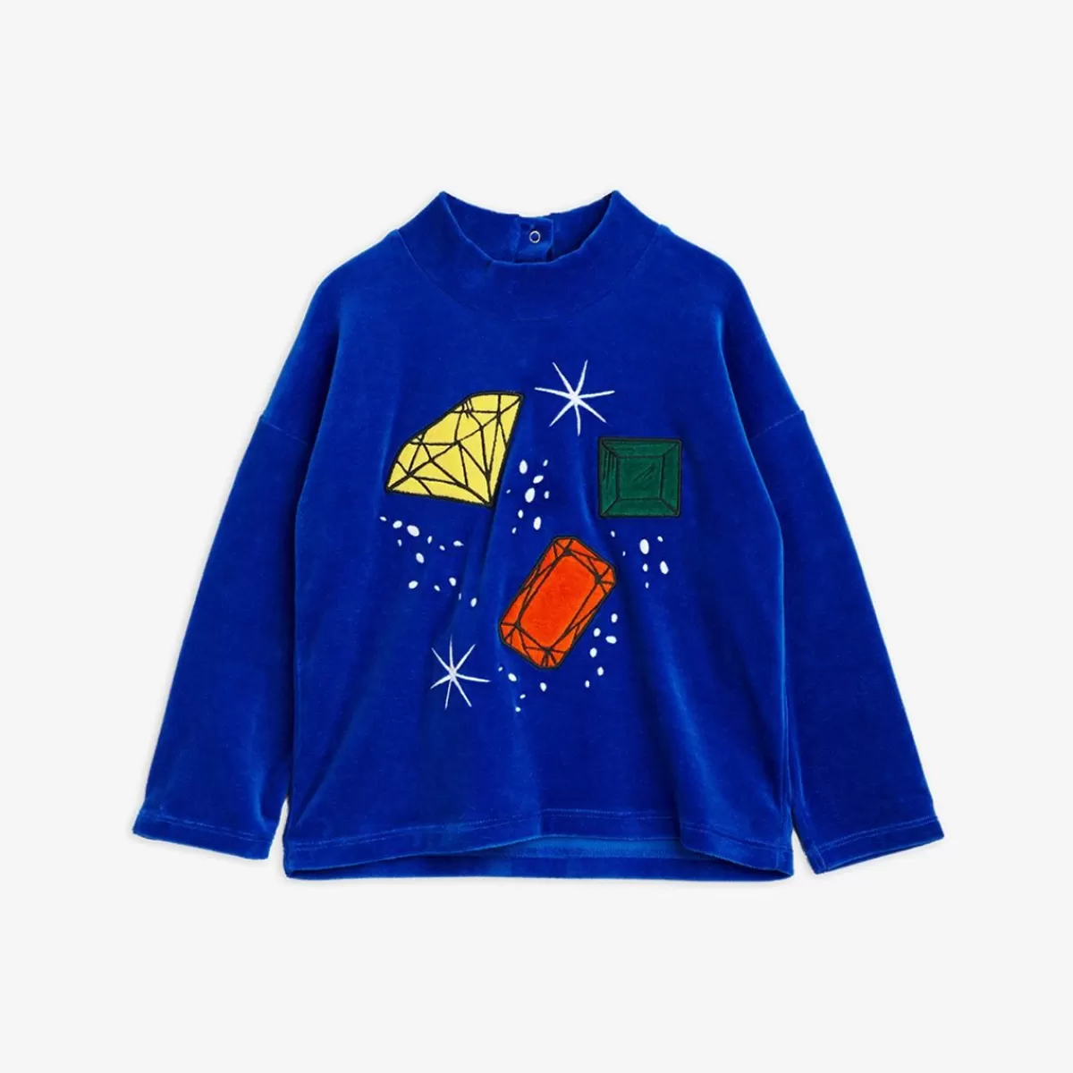 Discount Mini Rodini Jewels Velour Sweatshirt