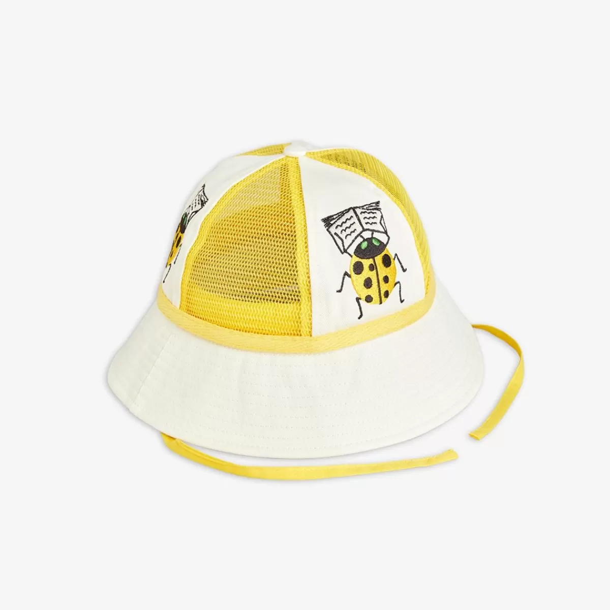 Best Mini Rodini Ladybird Solhatt Offwhite