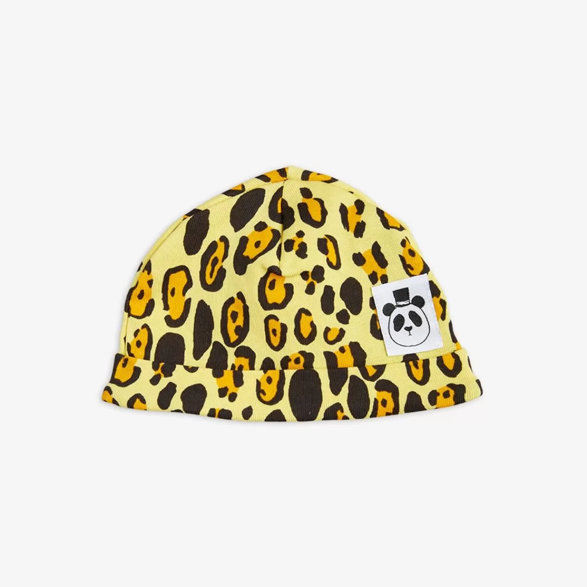 Cheap Mini Rodini Leopard Baby Beanie Gul