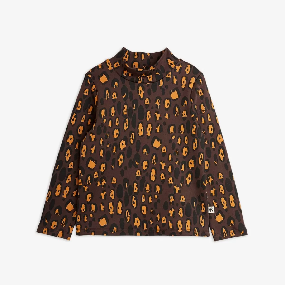 Store Mini Rodini Leopard Borstad Långärmad T-shirt