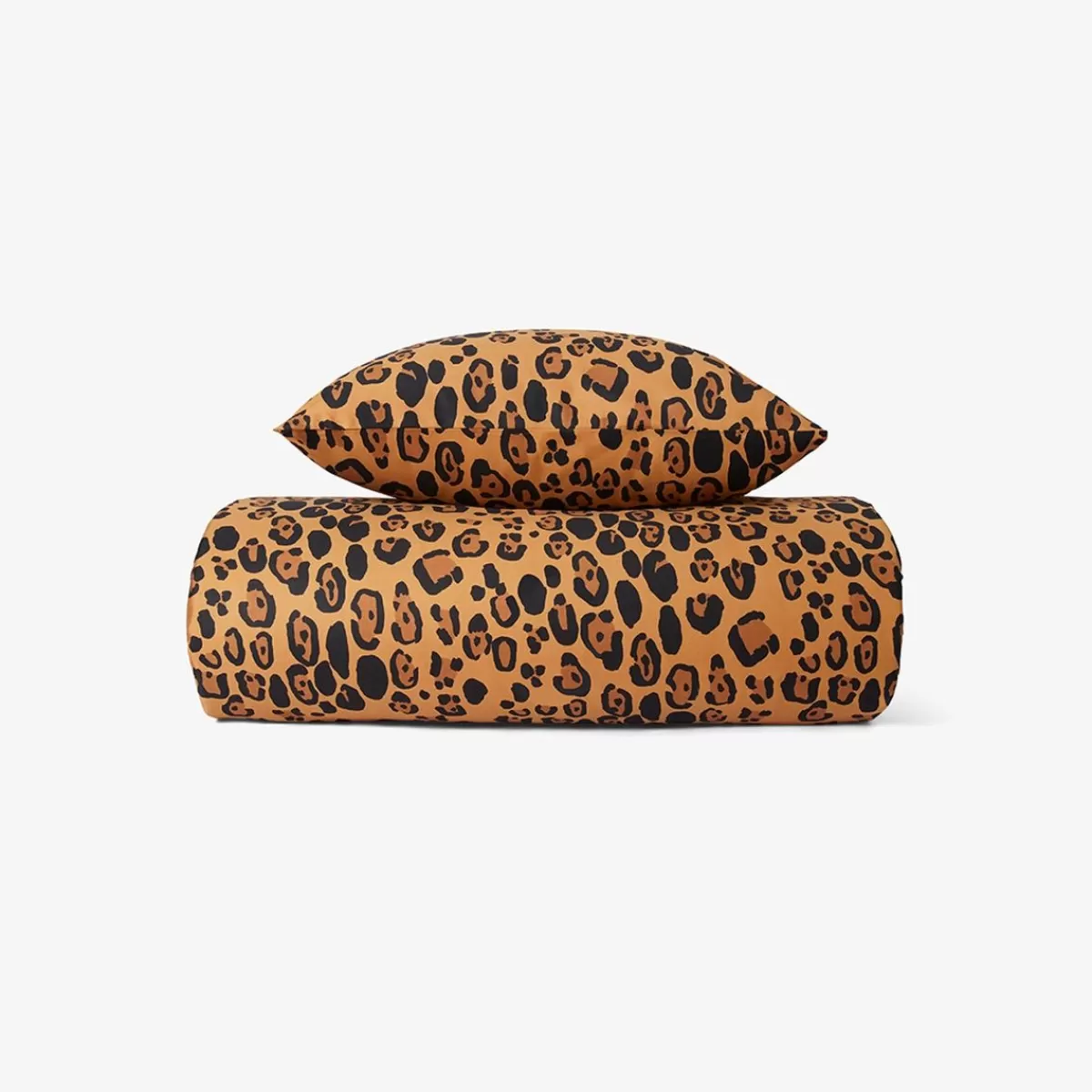 Outlet Mini Rodini Leopard Enkelt Påslakanset Beige