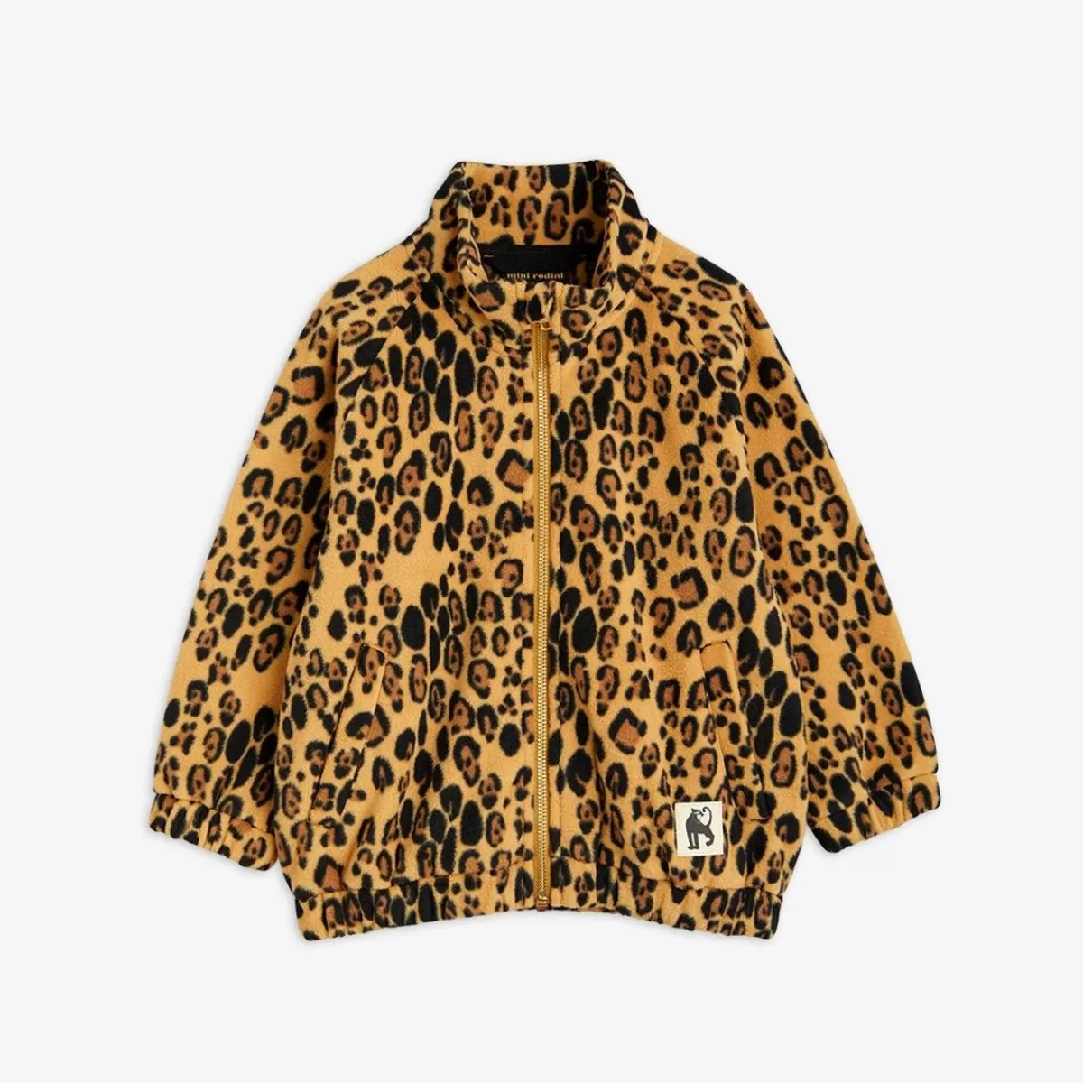 Flash Sale Mini Rodini Leopard Fleecejacka