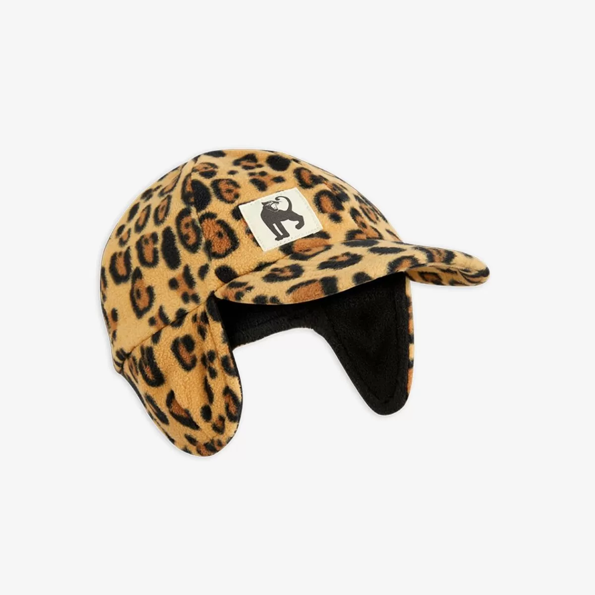 Cheap Mini Rodini Leopard Fleecekeps Beige