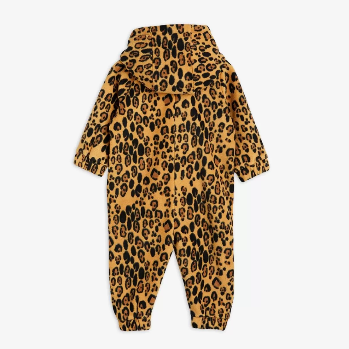 Clearance Mini Rodini Leopard Fleeceonesie Beige