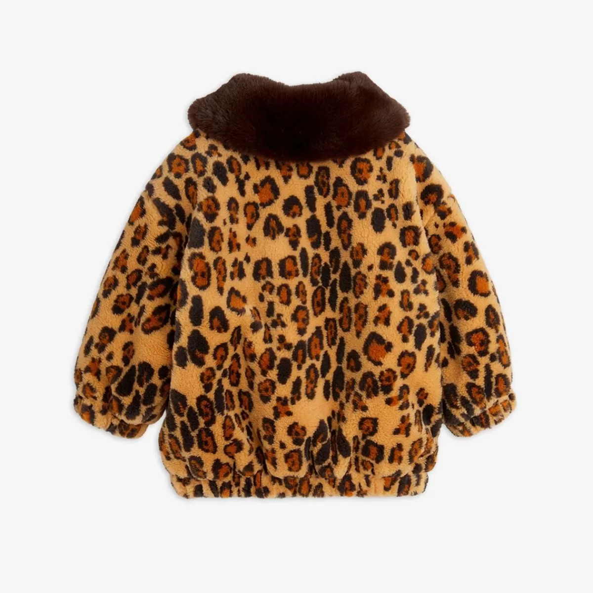 Cheap Mini Rodini Leopard Fuskpälsjacka