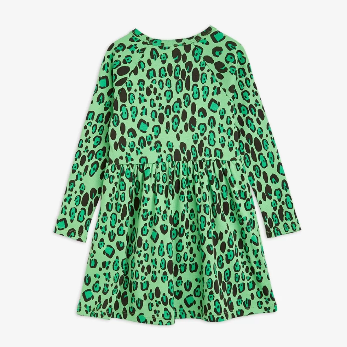 Flash Sale Mini Rodini Leopard Långärmad Klänning Grön