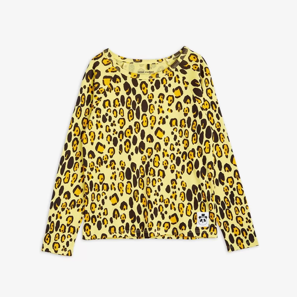 Cheap Mini Rodini Leopard Långärmad T-shirt Gul