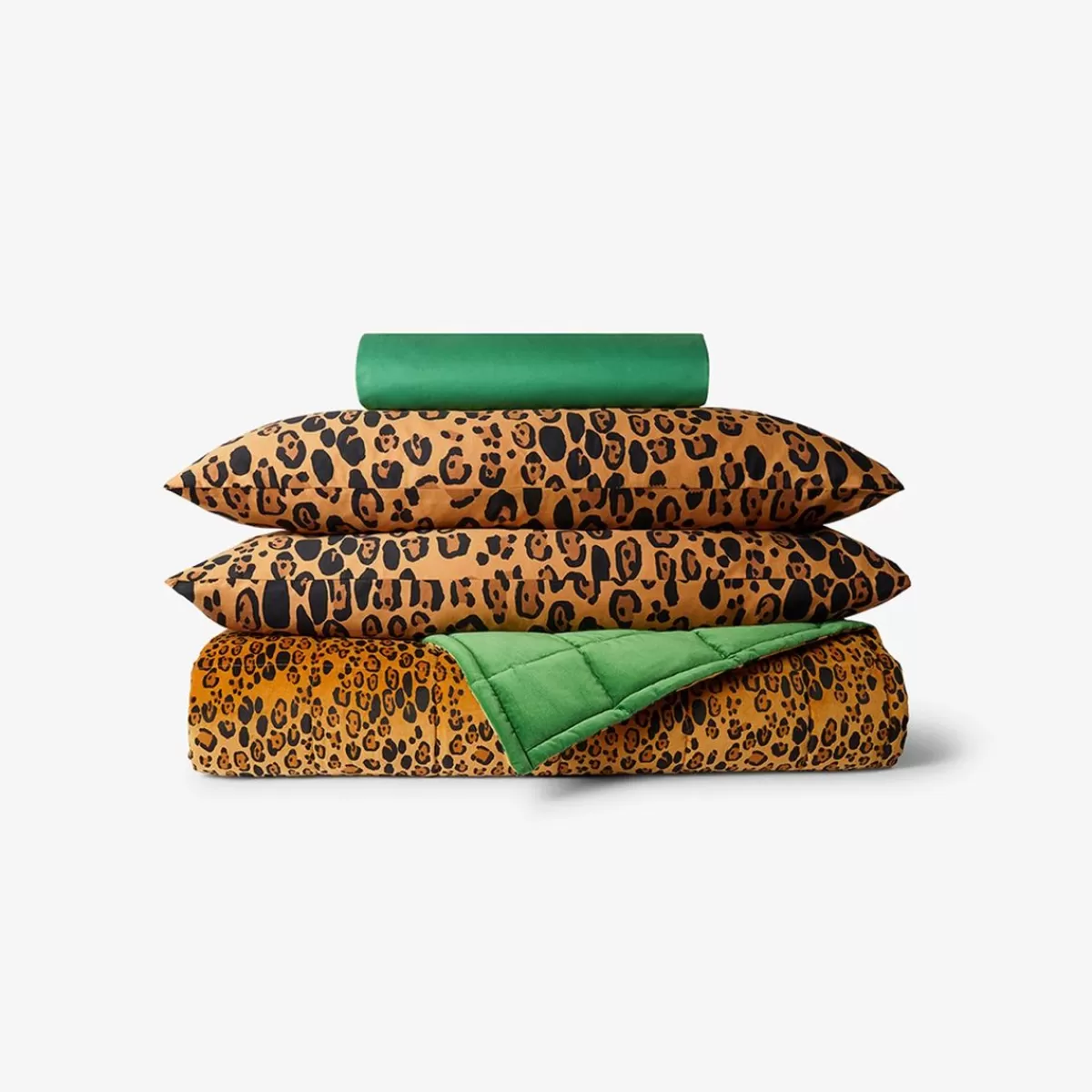 Discount Mini Rodini Leopard Överkast Set Dubbel