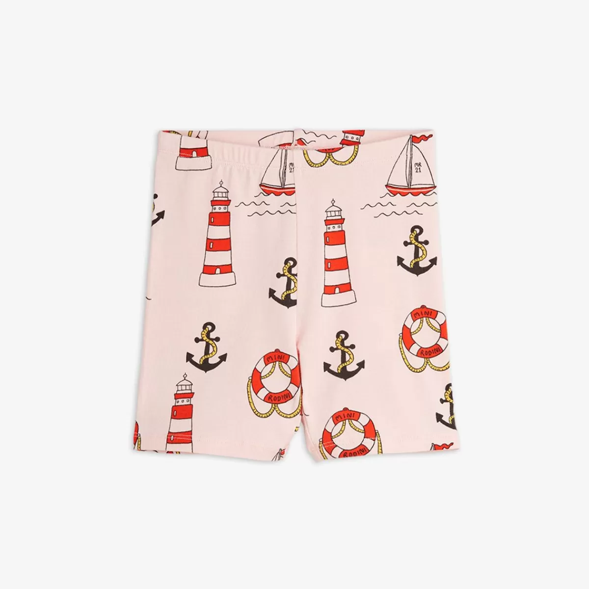 Discount Mini Rodini Lighthouse Cykelshorts Rosa