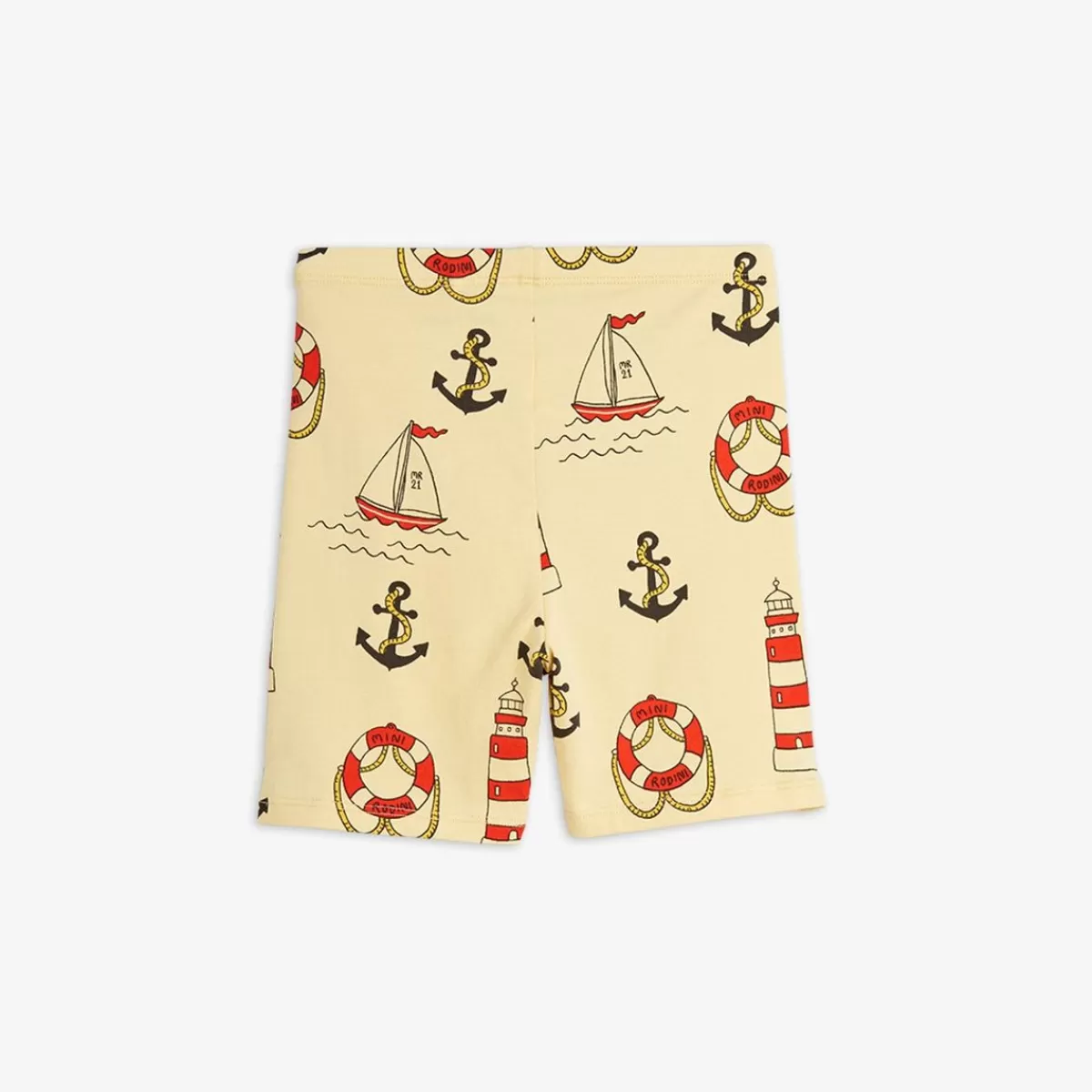 Clearance Mini Rodini Lighthouse Cykelshorts Gul