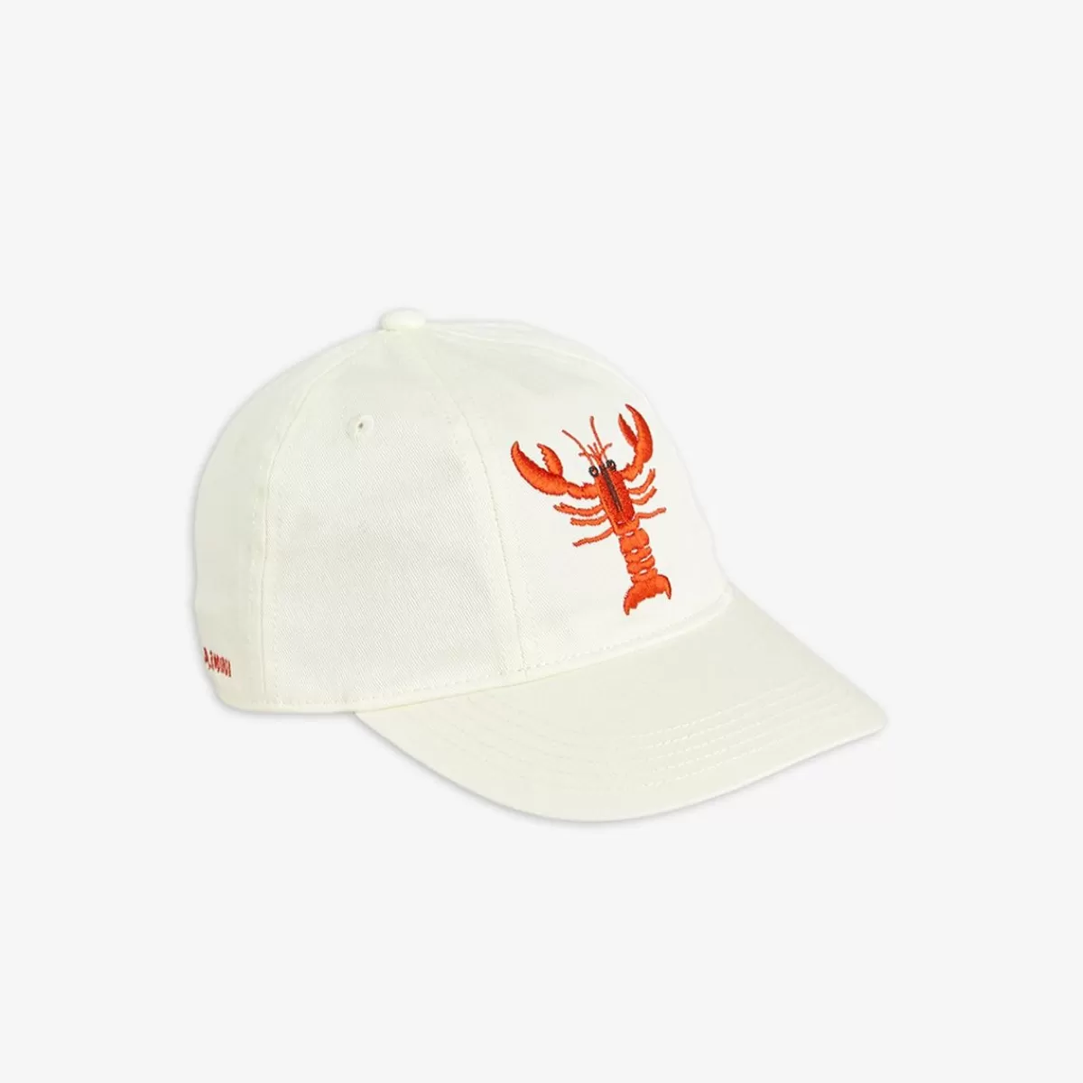 Online Mini Rodini Lobster Broderad Keps White