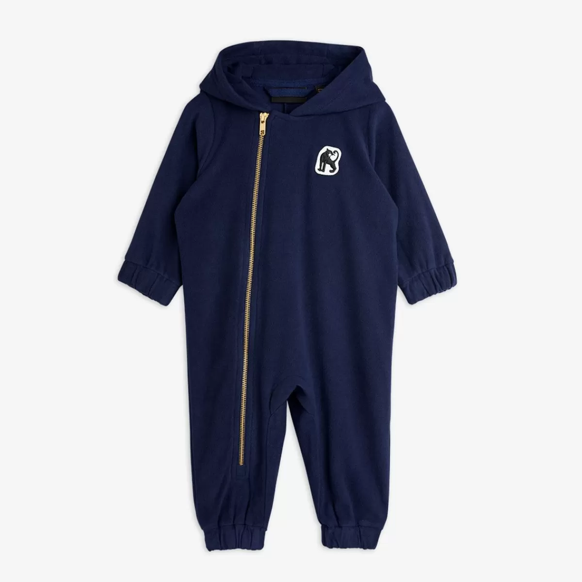 Online Mini Rodini Mikrofleece Onesie Blue