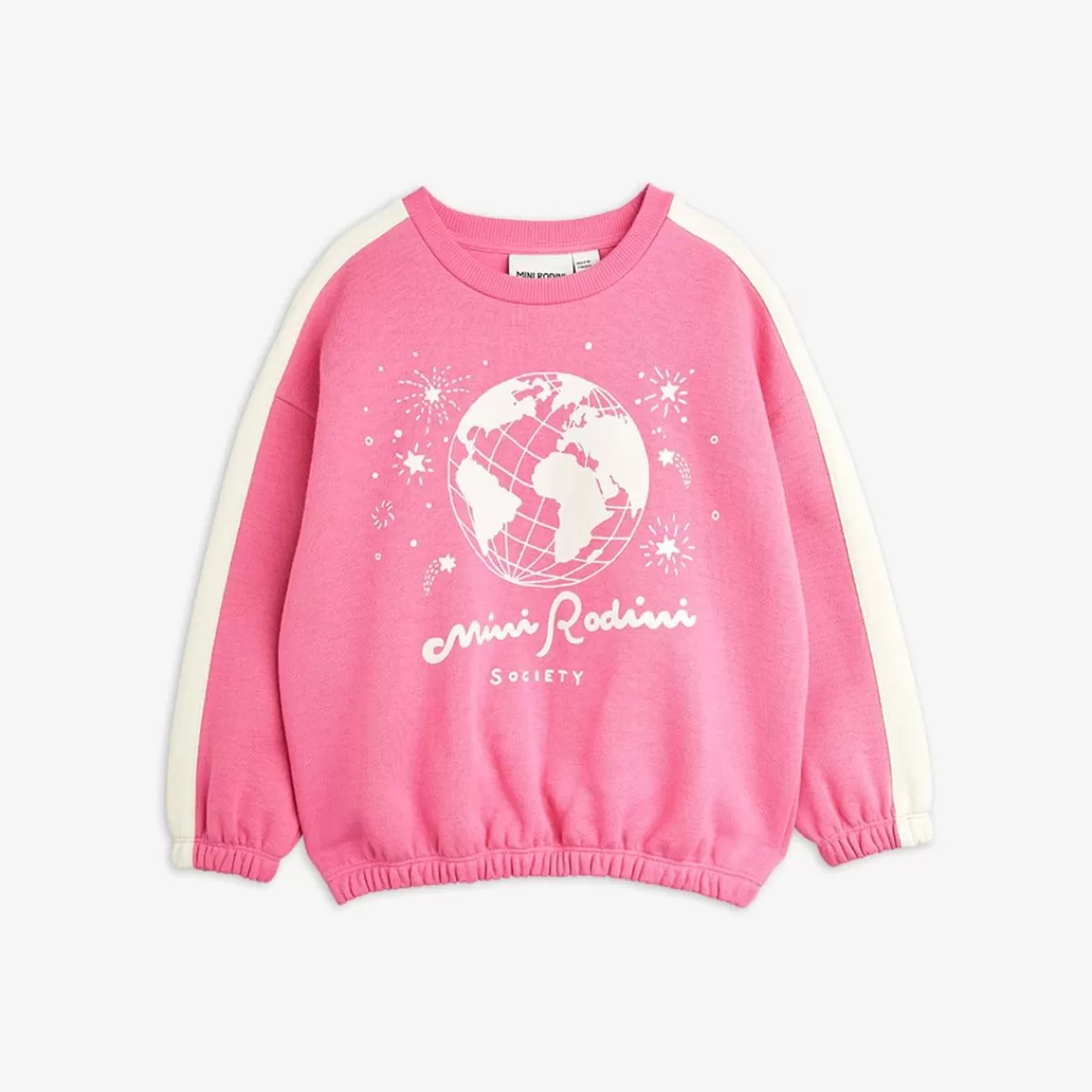 Flash Sale Mini Rodini Society Panel Sweatshirt Rosa