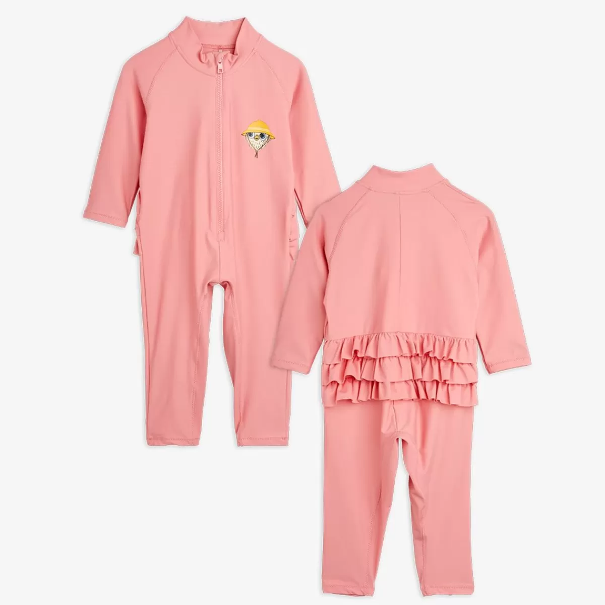 Fashion Mini Rodini Owl UV-dräkt för Baby med Volang