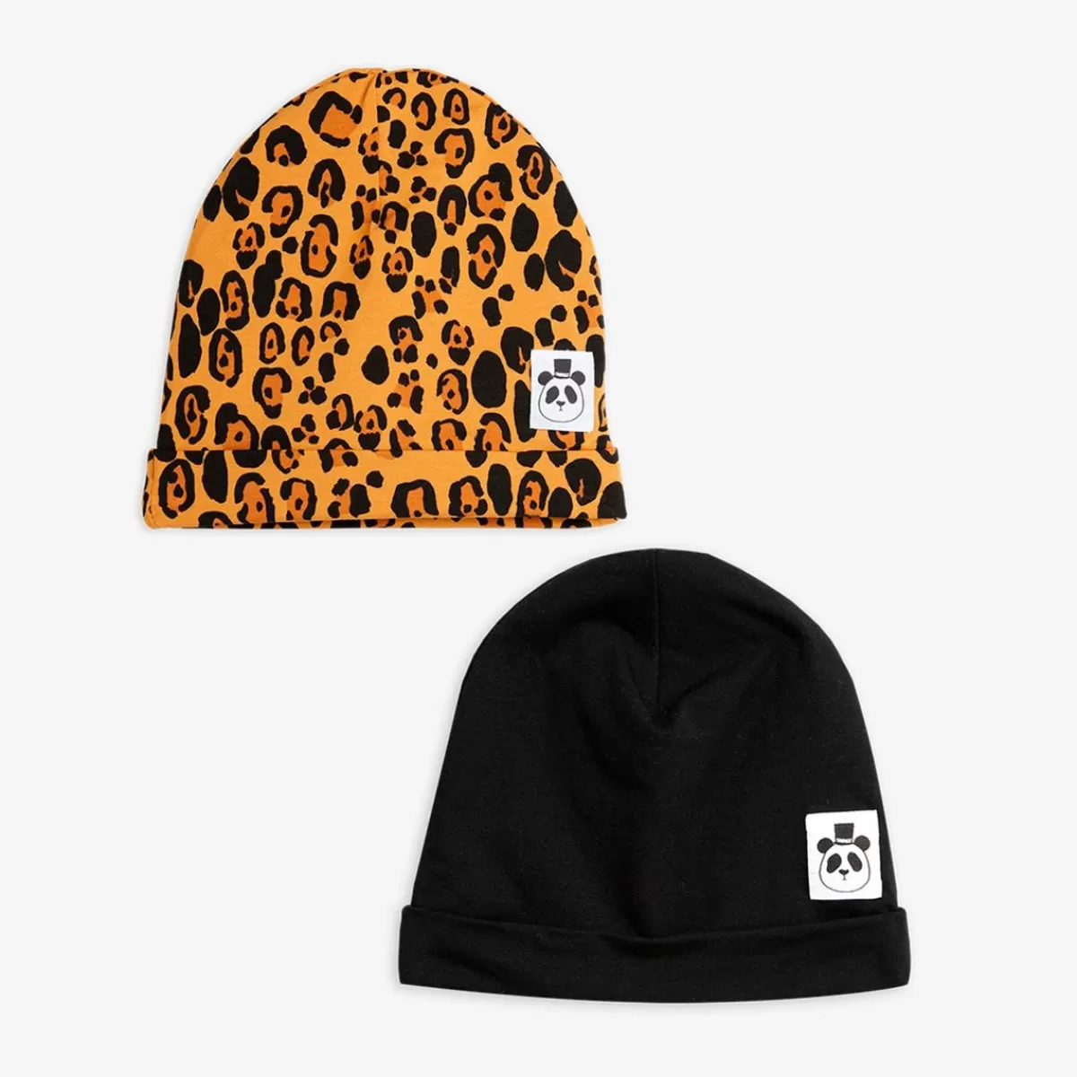 Flash Sale Mini Rodini 2-pack Basic Leopard Beanie