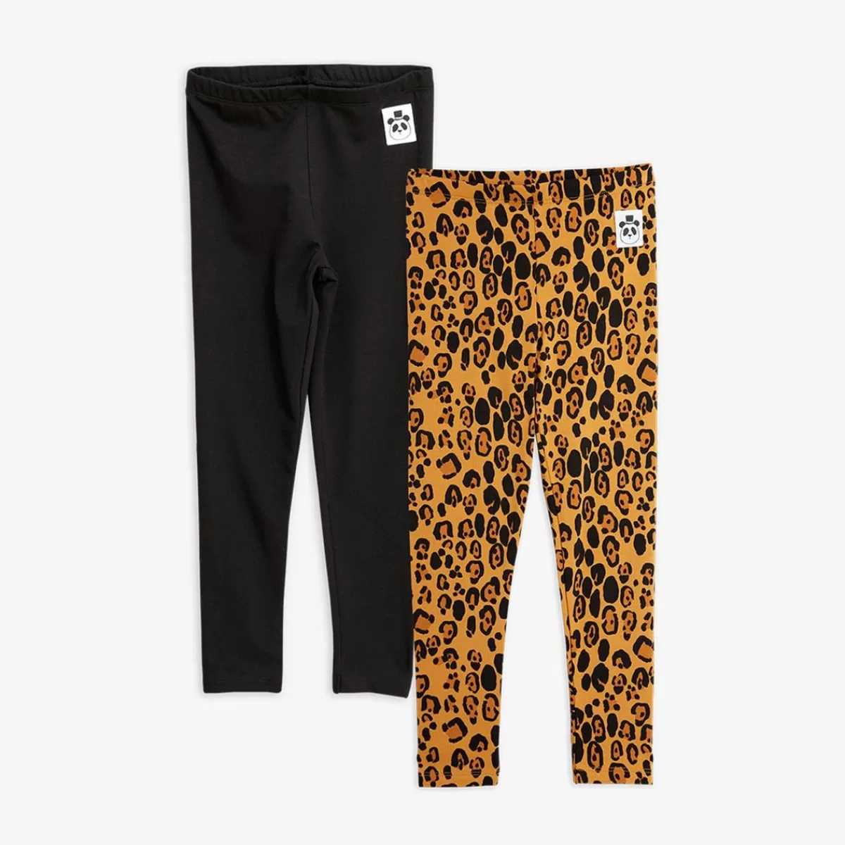 Online Mini Rodini 2-pack Basic Leopard Leggings